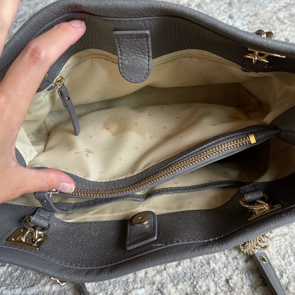 Kate Spade Grey Leather Shoulder Handbag - Picture 11 of 14